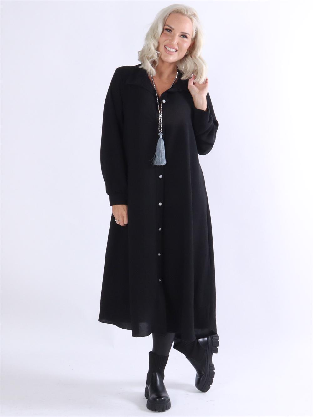 Aviaya - Lang skjortekjole